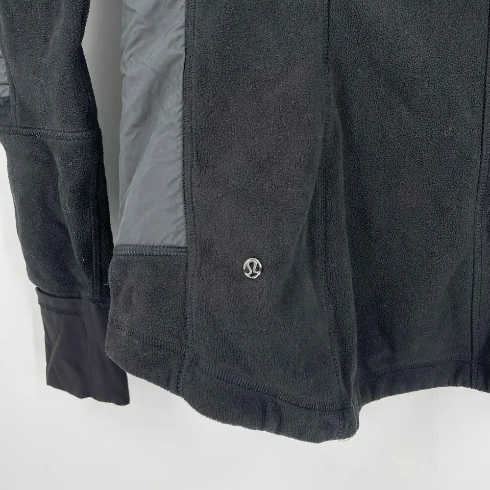 Lululemon Fleecy Keen Jacket Black Size 4‎